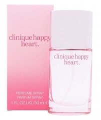 Naiste parfüüm Happy Heart Clinique EDP: Maht - 30 ml hind ja info | Clinique Kosmeetika, parfüümid | kaup24.ee