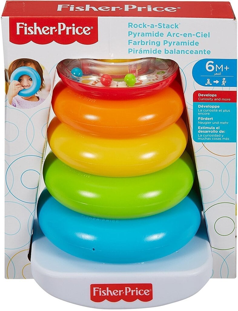 Ladumispüramiid Fisher Price hind ja info | Imikute mänguasjad | kaup24.ee