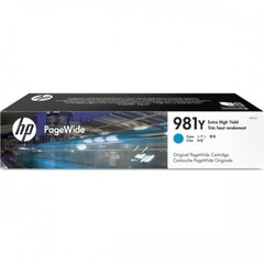 HP 981Y XXL Cyan PageWide Cartridge цена и информация | Картриджи для струйных принтеров | kaup24.ee