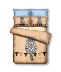 Простыня DecoKing Owls 200x200 см цена и информация | Комплекты постельного белья | kaup24.ee