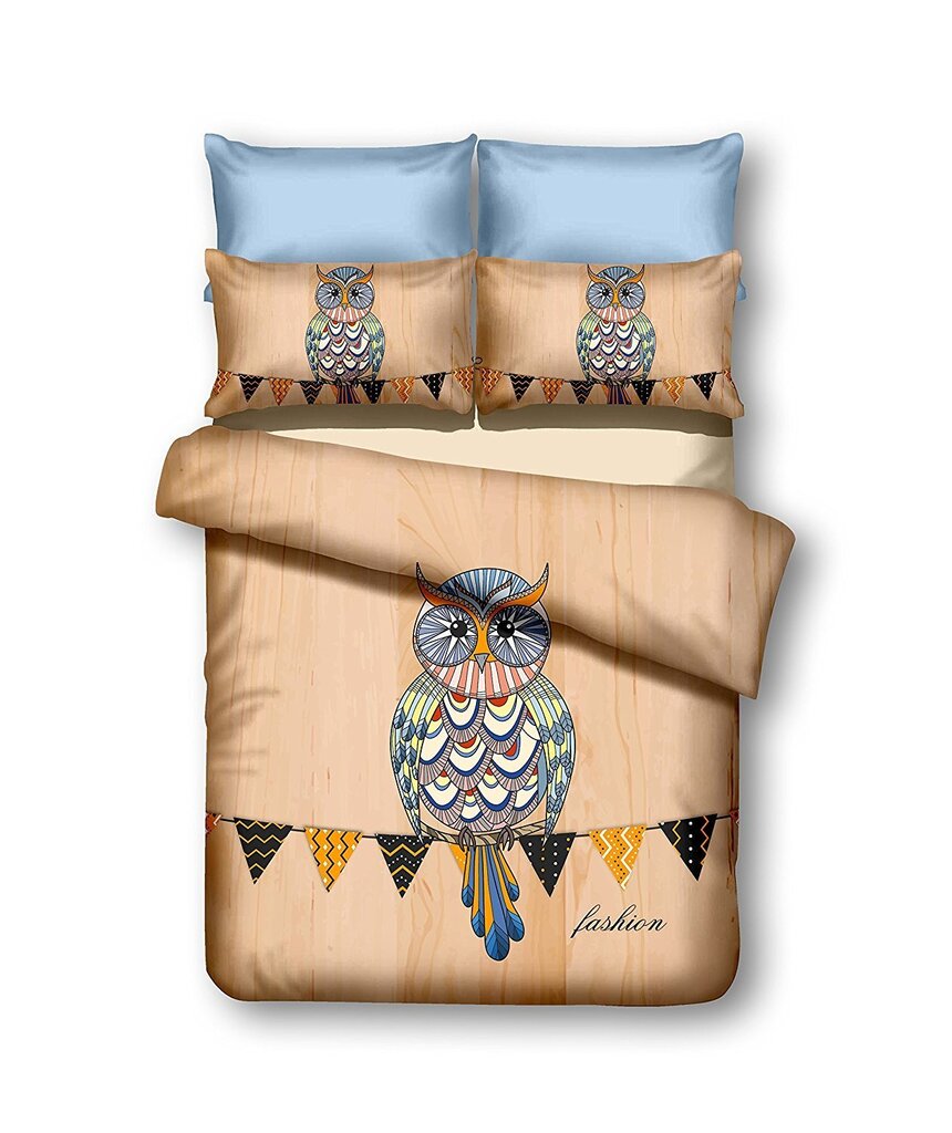 DecoKing Owls voodilina 200x200 cm hind ja info | Voodipesukomplektid | kaup24.ee
