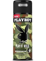 Spreideodorant Playboy Play It Wild meestele 150 ml цена и информация | Парфюмированная косметика для мужчин | kaup24.ee