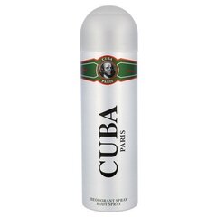 Cuba Green deodorant meestele 200 ml hind ja info | Lõhnastatud kosmeetika meestele | kaup24.ee