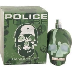 <p>Позвольте <strong>100% оригинальным Мужская парфюмерия Camouflage Police EDT (125 ml) (125 ml)</strong> удивить вас и создайте неповторимый образ, используя эти эксклюзивные <strong>мужские духи </strong>с уникальным, индивидуальным ароматом. Откройте для себя <strong>100% оригинальные продукты Police</strong>!</p><br /><ul><li>Пол: Мужской</li><li>Мощность: 125 ml</li><li>Тип: EDT (Eau de Toilette)</li><li>Название аромата: Camouflage</li></ul> цена и информация | Мужские духи | kaup24.ee