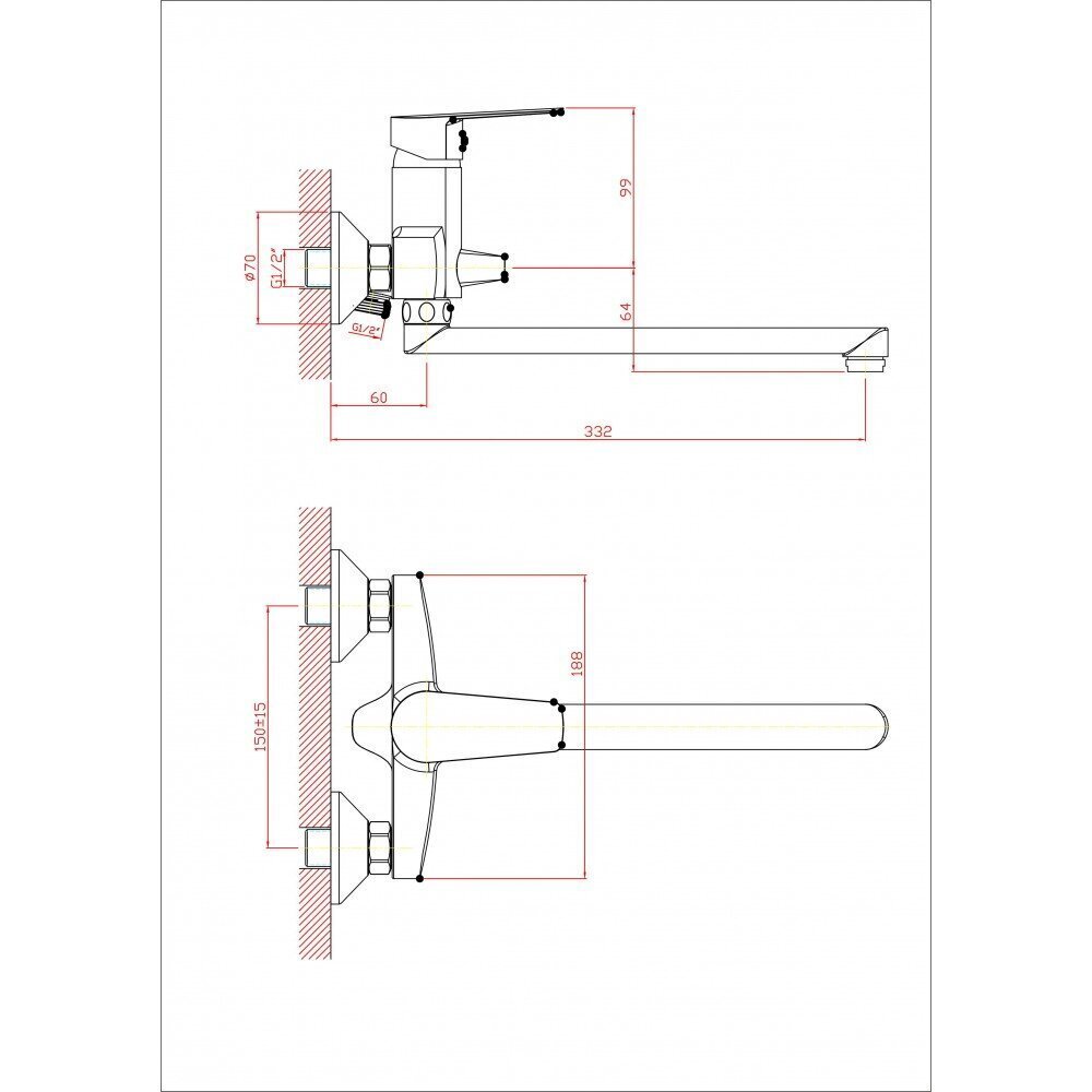 Vannisegisti B101-16L hind ja info | Vannitoa segistid | kaup24.ee