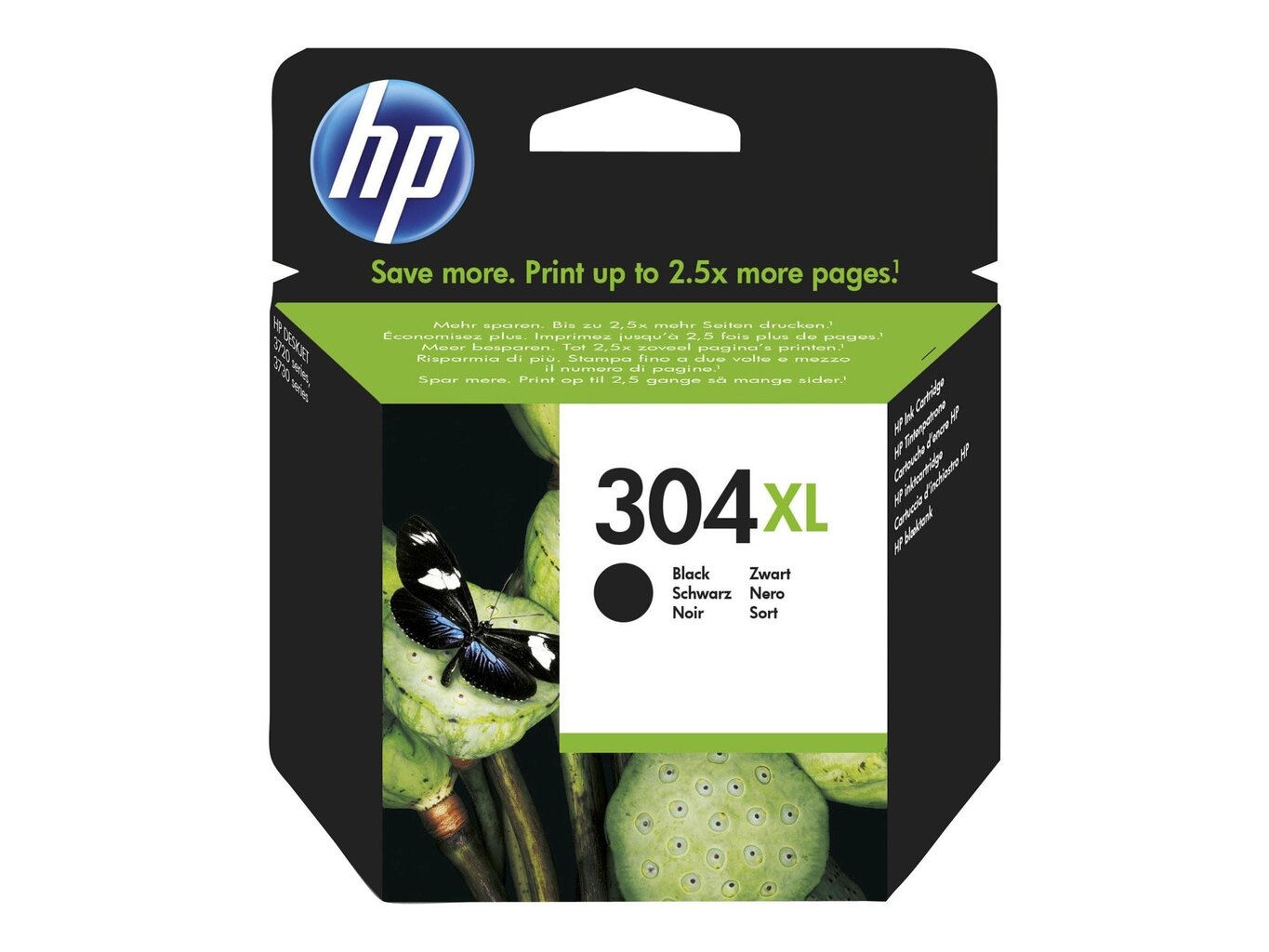 HP 304XL N9K08AE Tindikassett, must hind ja info | Tindiprinteri kassetid | kaup24.ee