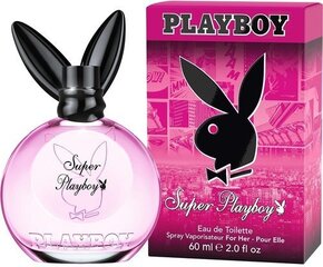 Playboy Super Playboy EDT naistele 60 ml цена и информация | Женские духи | kaup24.ee