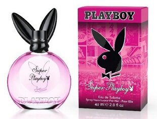 Tualettvesi Playboy Super Playboy EDT naistele 40 ml цена и информация | Женские духи | kaup24.ee