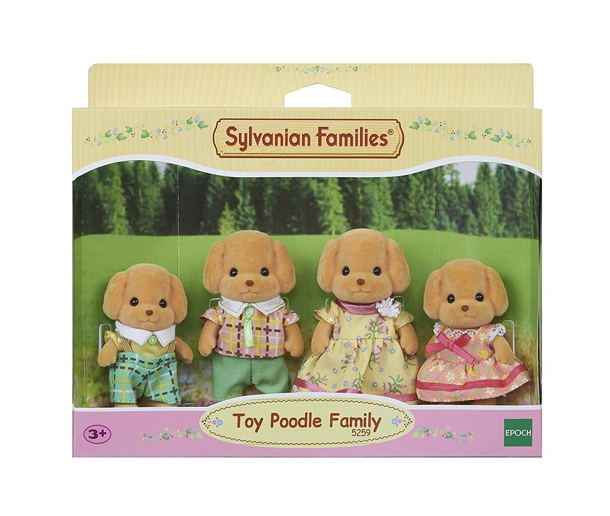 Mänguasjad: puudli perekond Sylvanian Families 5259 hind ja info | Tüdrukute mänguasjad | kaup24.ee