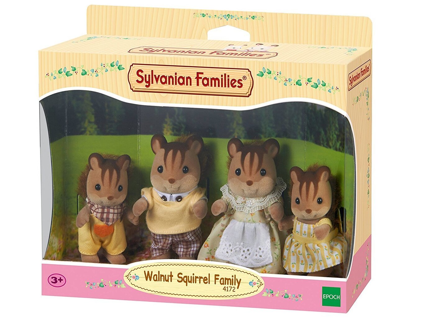 Pähkliorava pere Sylvanian Families цена и информация | Tüdrukute mänguasjad | kaup24.ee