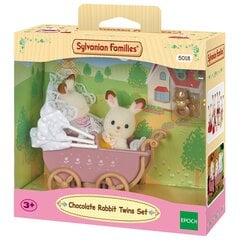 SYLVANIAN FAMILIES Šokolaadijänese kaksikud ja vanker цена и информация | Игрушки для девочек | kaup24.ee