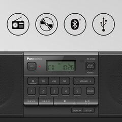 Magnetoola Panasonic RX-D550E-K цена и информация | Музыкальные центры | kaup24.ee