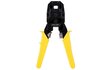 Ethernet Crimper 4/6/8P RJ45/RJ14/RJ12/RJ9 Deli Tools EDL2468 (yellow) hind ja info | Tööriistakastid, tööriistahoidjad | kaup24.ee