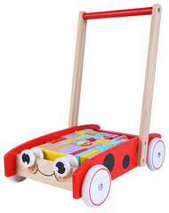 Ходунки деревянные, 40 блоков Ecotoys цена и информация | Игрушки для малышей | kaup24.ee