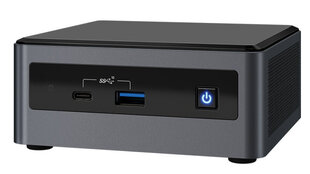 Intel NUC NUC10i7FNHN UCFF i7-10710U 1.1 GHz, Windows 10, 64-bit цена и информация | Стационарные компьютеры | kaup24.ee