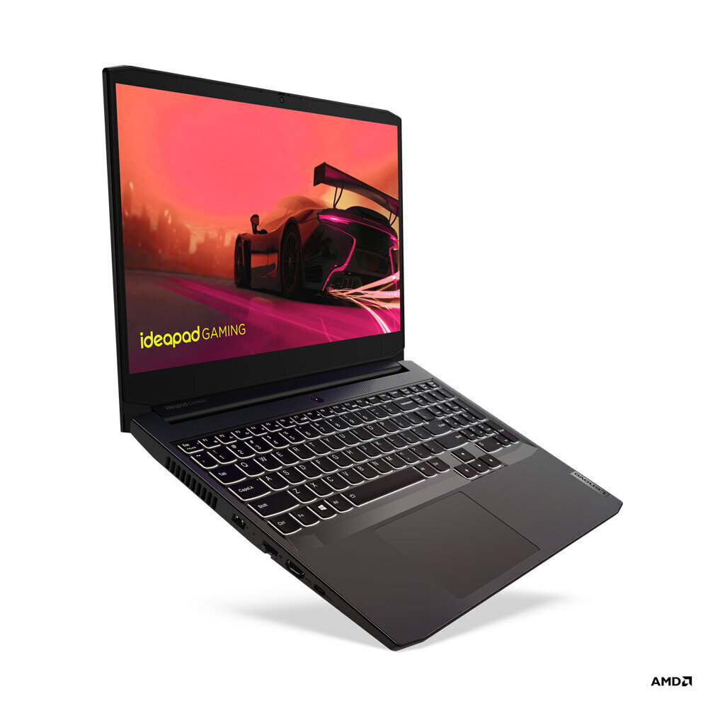 Lenovo IdeaPad Gaming 3 15ACH6 Ryzen 7 5800H 15.6&#34; FHD IPS 250nits AG 8GB DDR4 3200 SSD512 NVMe GeForce RTX 3050 4GB NoOS Shadow Black hind ja info | Sülearvutid | kaup24.ee