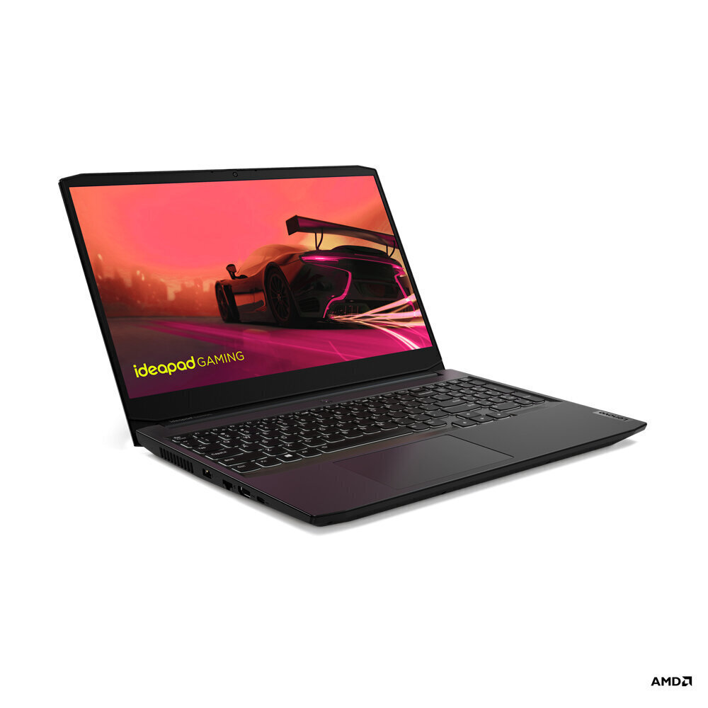 Lenovo IdeaPad Gaming 3 15ACH6 Ryzen 7 5800H 15.6&#34; FHD IPS 250nits AG 8GB DDR4 3200 SSD512 NVMe GeForce RTX 3050 4GB NoOS Shadow Black hind ja info | Sülearvutid | kaup24.ee