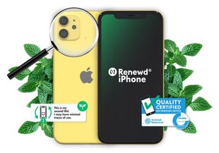 Renewd® iPhone 11 64GB Yellow RND-P14364 цена и информация | Мобильные телефоны | kaup24.ee