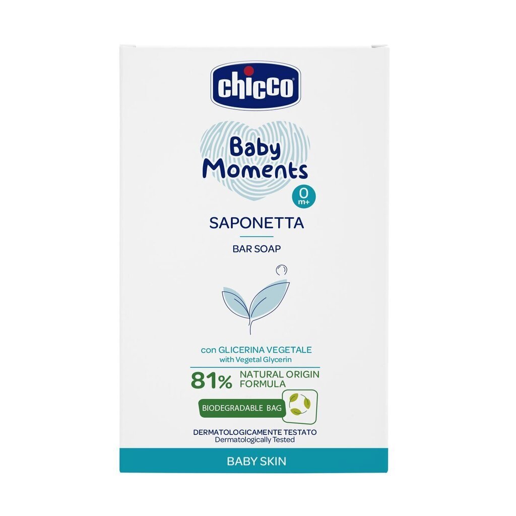 Seep Chicco Baby Moments, 100 g hind ja info | Laste ja ema kosmeetika | kaup24.ee