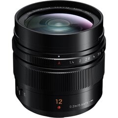 Panasonic LEICA DG SUMMILUX 12mm / F1.4 ASPH. (H-X012) Black hind ja info | Objektiivid | kaup24.ee