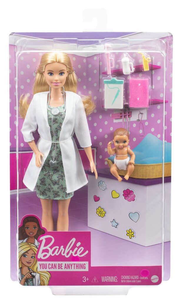 Barbie® beebide arst GVK03 цена и информация | Tüdrukute mänguasjad | kaup24.ee