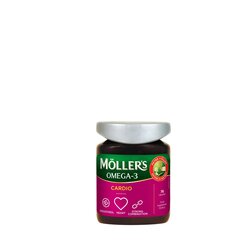 Maisto papildas Moller's Omega-3 Cardio, 76 kaps. hind ja info | Vitamiinid, toidulisandid, immuunsuse preparaadid | kaup24.ee