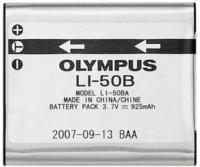 Olympus battery LI-50B hind ja info | Akud, patareid fotoaparaatidele | kaup24.ee