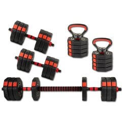 Reguleeritava raskusega komplekt Eb Fit 4 in 1, 20 kg hind ja info | EB Fit Sport, puhkus, matkamine | kaup24.ee