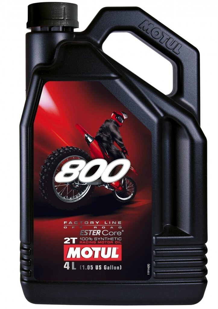 100% sünteetiline mootoriõli 2-taktilistele mootorrataste mootoritele Motul 800, 4 l hind ja info | Eriotstarbelised määrdeõlid ja -vedelikud | kaup24.ee