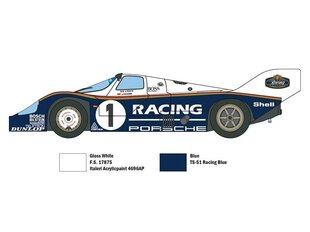 Italeri - Porsche 956, 1/24, 3648 hind ja info | Klotsid ja konstruktorid | kaup24.ee