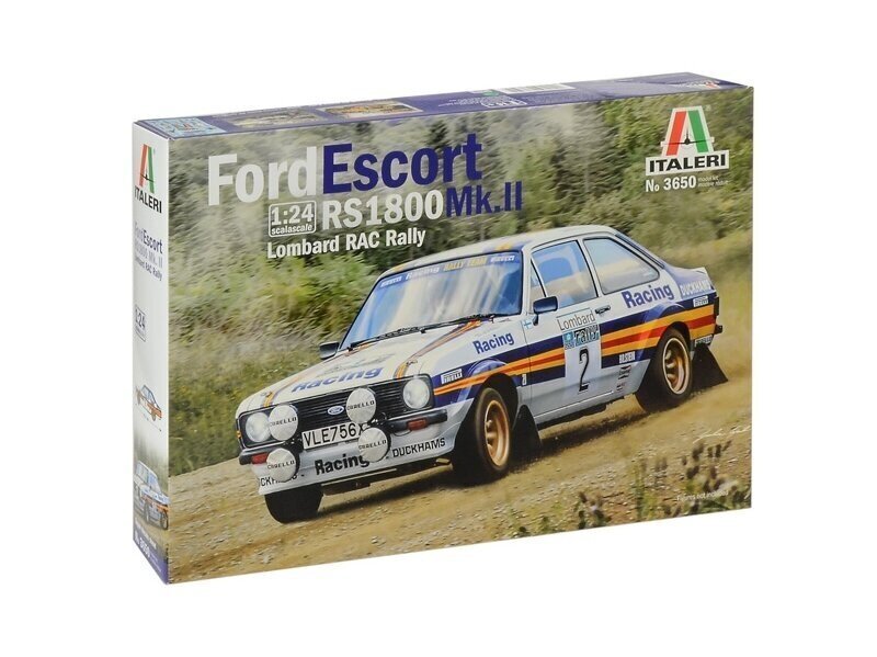 Italeri - Ford Escort RS1800 Mk.II, 1/24, 3650 цена и информация | Klotsid ja konstruktorid | kaup24.ee