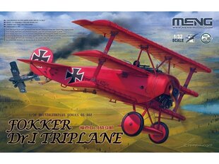 Сборная пластиковая модель Meng Model - Fokker Dr.I Triplane, 1/32, QS-002 цена и информация | Конструкторы и кубики | kaup24.ee