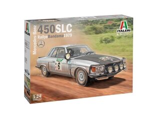 Italeri - Mercedes-Benz 450SLC Rallye Bandama 1979, 1/24, 3632 hind ja info | Klotsid ja konstruktorid | kaup24.ee