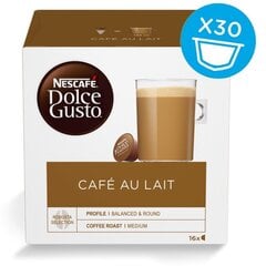 Nescafe Dolce Gusto Cafe au Lait 30 tükki Kohv kapslites цена и информация | Кофе, какао | kaup24.ee