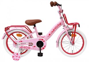 Детский велосипед Amigo Sweetheart, 16", розовый цена и информация | Велосипеды | kaup24.ee