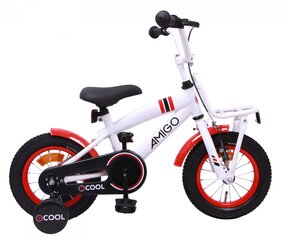 Laste jalgratas Amigo 2Cool, 12'', 20 cm, valge hind ja info | Jalgrattad | kaup24.ee