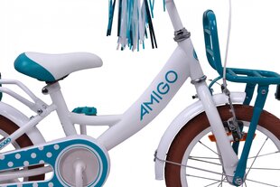 Детский велосипед Amigo Dots, 12'', белый цена и информация | Велосипеды | kaup24.ee