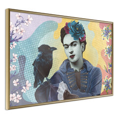 Плакат Frida with a Raven цена и информация | Картины, живопись | kaup24.ee