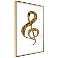 Poster - Golden Treble Clef hind ja info | Seinapildid | kaup24.ee