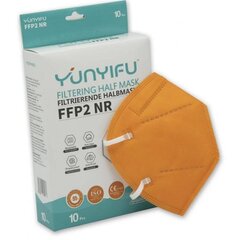 Respiraator FFP 2, oranž , 10 tk hind ja info | Esmaabi | kaup24.ee