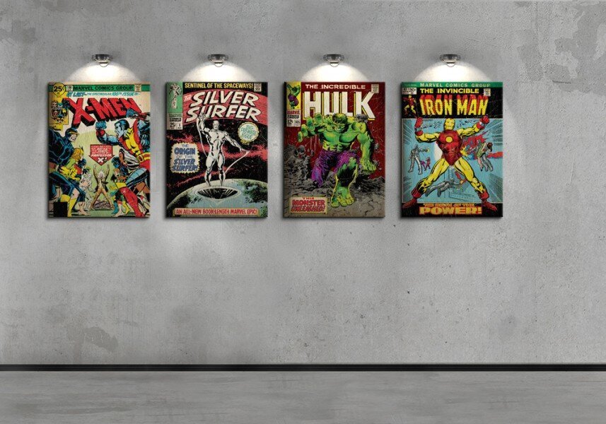 Incredible Hulk (Monster Unleashed) – lõuendimaal 60x80 cm hind ja info | Seinapildid | kaup24.ee