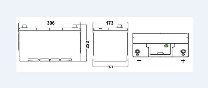 Aku EXIDE EA954 95Ah 800A цена и информация | Akud | kaup24.ee