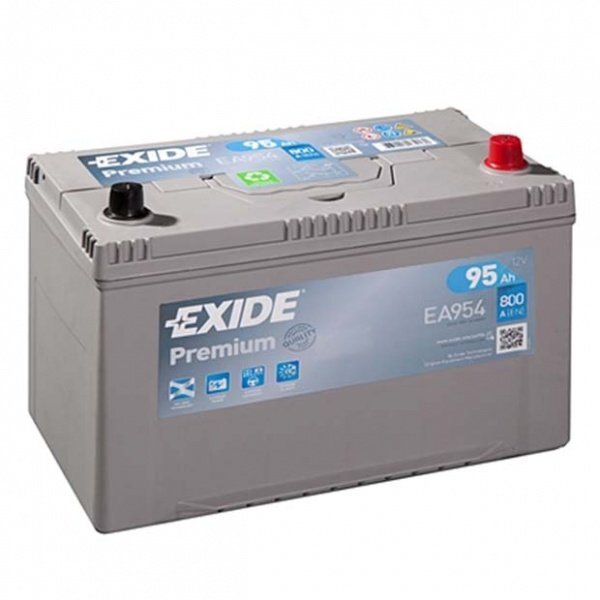 Aku EXIDE EA954 95Ah 800A hind ja info | Akud | kaup24.ee