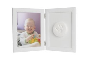Lapse käe- või jalajälje tegemise komplekt Baby HandPrint, valge hind ja info | Imikute käe- ja jalajäljendid | kaup24.ee
