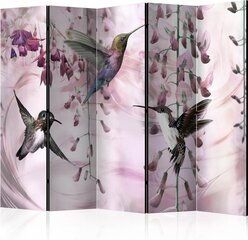 Ruumijaotur - Flying Hummingbirds (Pink) II [Room Dividers] hind ja info | Sirmid ja vaheseinad | kaup24.ee