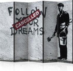 Ruumijaotur - Dreams Cancelled (Banksy) II [Room Dividers] цена и информация | Мобильные стенки | kaup24.ee