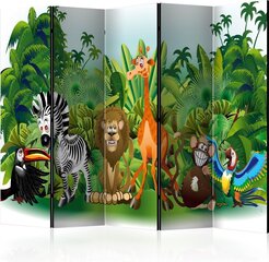 Ruumijaotur - Jungle Animals II [Room Dividers] hind ja info | Sirmid ja vaheseinad | kaup24.ee