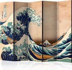 Ruumijaotur - Hokusai: The Great Wave off Kanagawa (Reproduction) II [Room Dividers] hind ja info | Sirmid ja vaheseinad | kaup24.ee