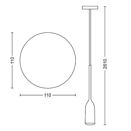 Philips rippvalgusti Hue Devote hind ja info | Rippvalgustid | kaup24.ee