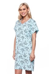 Хлопковая ночная рубашка для беременных и кормящих Севги 3134-43, синий цена и информация | Женские пижамы, ночнушки | kaup24.ee
